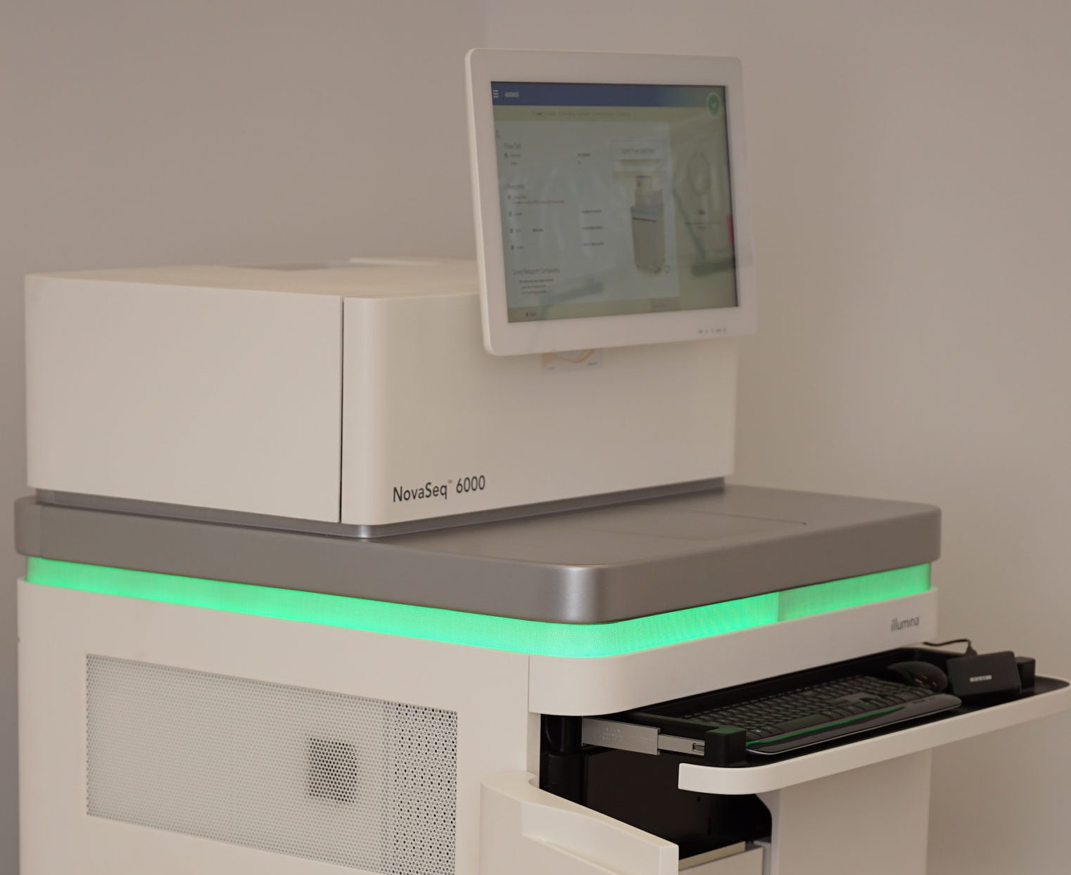 photo of the Illumuina NovaSeq 6000 sequencing system