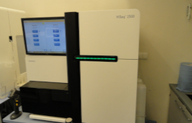 photo of the Average-throughput sequencing system